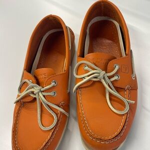 Sperry Men's Vibrant Orange Boat Shoes